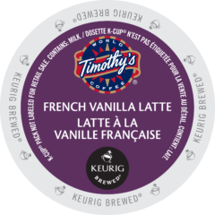 Timothy’s Latté à la vanille française