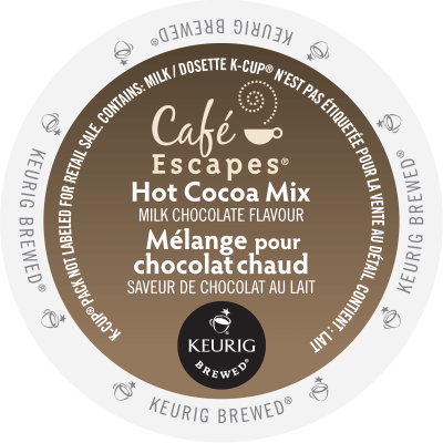 CAFÉ ESCAPES – Hot Cocoa Mix Milk Chocolate Flavoured
